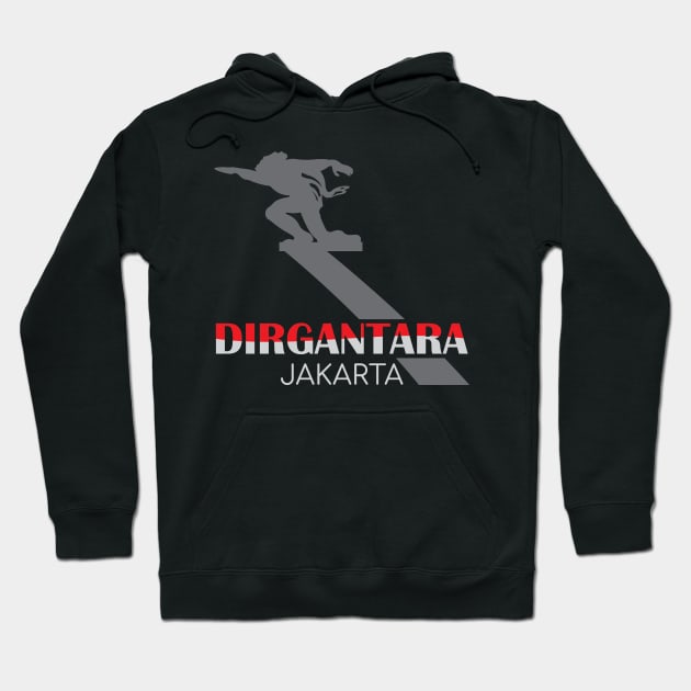 Dirgantara Statue - 04 Hoodie by SanTees